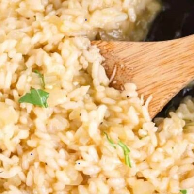 Creamy Garlic Parmesan Risotto