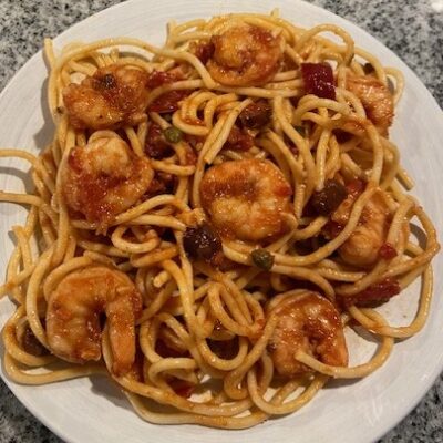 Garlic Shrimp in Spicy Tomato Sauce