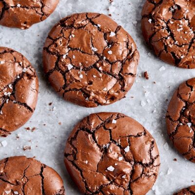 Salted Brownie Cookies