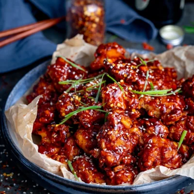 Spicy Gochujang Korean Fried Chicken