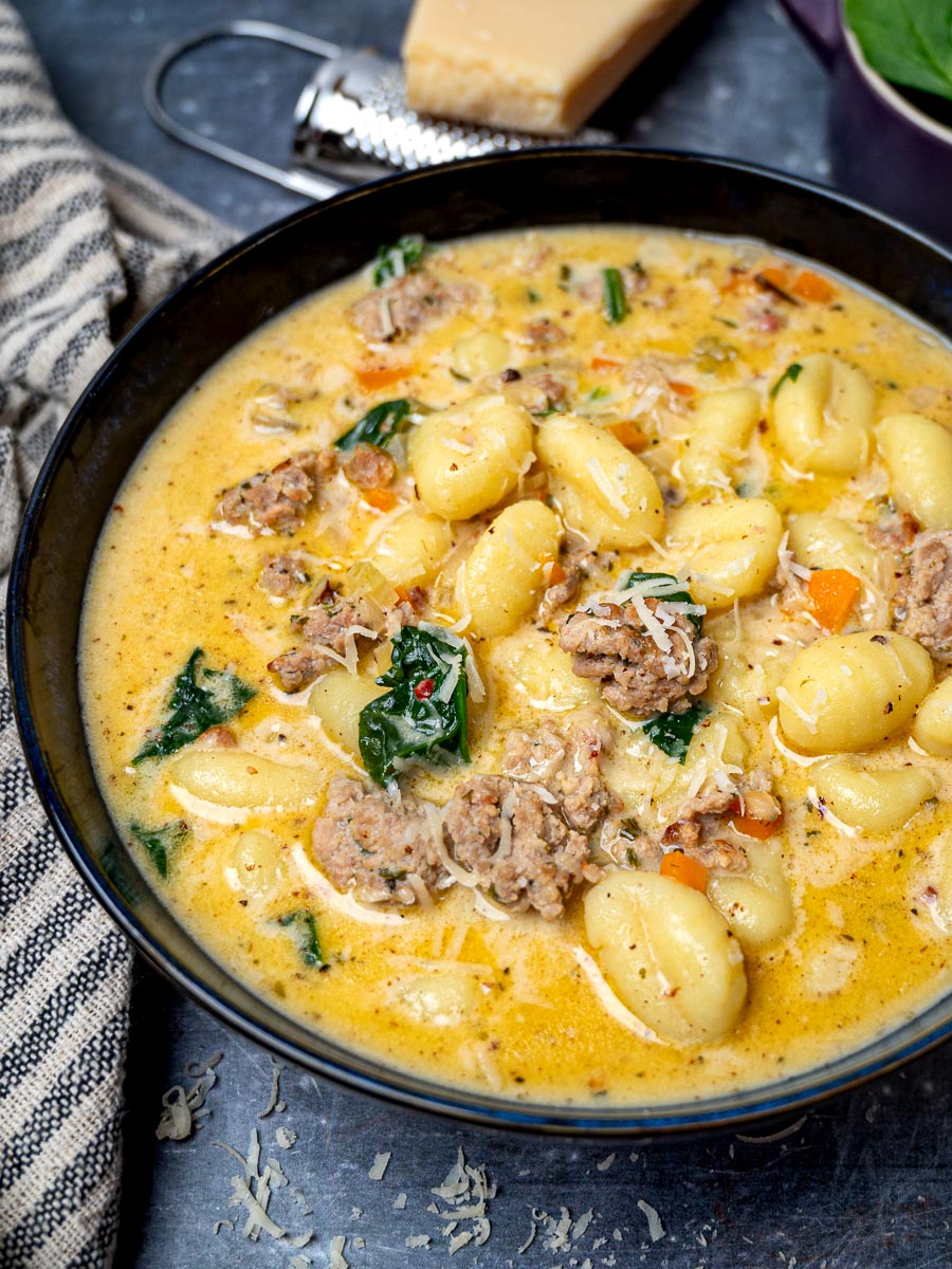 Italian Sausage Gnocchi Soup