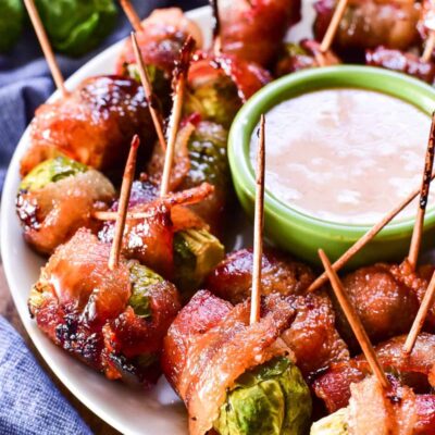 Bacon Wrapped Brussel Sprouts