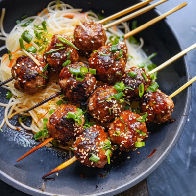Korean BBQ Meatballs
