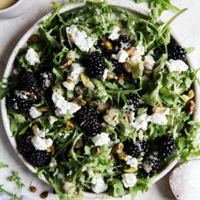 Blackberry Goat Cheese Salad