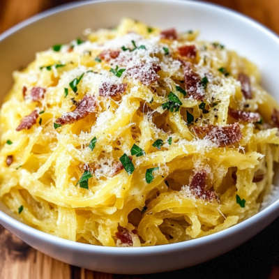Spaghetti Squash Carbonara